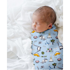 Байкові пелюшки DINO PARTY COSAS Блакитний 80х100 см Київ