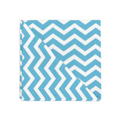Набір серветок COSAS SKYEY ZIGZAG Ранфорс 35х35 см 2 шт Блакитний Цумань