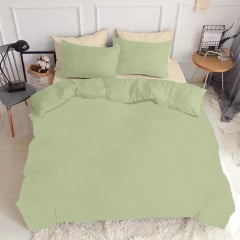 Полуторное постельное белье Olive CS1 COSAS Оливка 160х220 см Братское