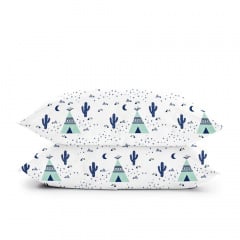 Набір наволочок COSAS CACTUS CS1 50х70 см Бірюзовий Ясногородка