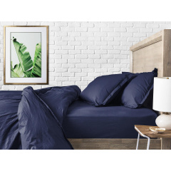 Євро підковдра COSAS NIGHTFALL Ранфорс 200х220 см Синій Братське