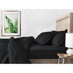 Набор Простыня на резинке 90х200 см BEIGE BLACK COSAS Киев