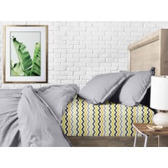 Полуторное постельное белье Smoky CS6 COSAS серый 160х220 см Вишневое