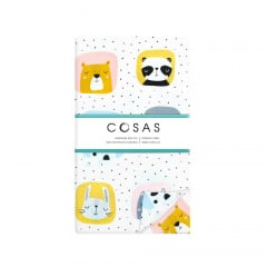 Підліткова постільна білизна COLOR ANIMALS CS1 COSAS Білий 155х215 см Березнегувате