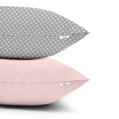 Набір наволочок COSAS GREY DOTS 50х70 см Рожевий/Сірий Чернігів