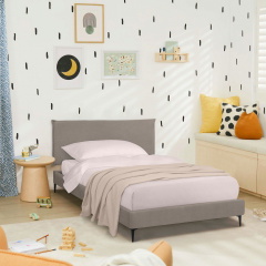 Ліжко односпальне COSAS Mandarin Savana 90х200 см Кварц Миргород