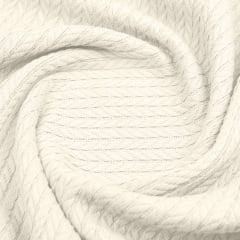 Плед-покривало косичка COSAS 240х260 см Biscotti Knitted Braid Бежевий Бородянка