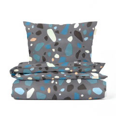 Підліткова постіль без простирадла GEMSTONES Cosas сірий 155х215 см Сміла