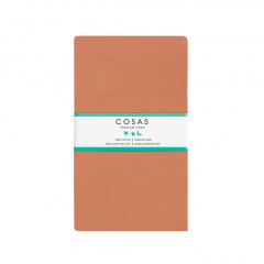 Євро постільна білизна Amber CS2 COSAS Теракотовий 200х220 см Дніпрорудне