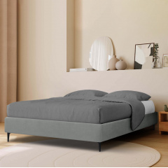 Ліжко двоспальне COSAS Kiwi Stone 180x200 см Базальт Камінь-Каширський