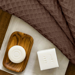 Вафельні рушники COSAS Mousse Greek Waffle Шоколадний 2 шт Кременчук