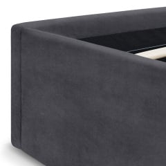 Ліжко двоспальне COSAS Kiwi Smoky 160х200 см Графіт Братське