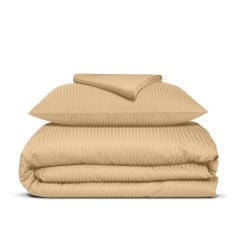 Детское постельное белье сатин в кроватку HONEY Cosas Золотистый 110х140 см Тячев