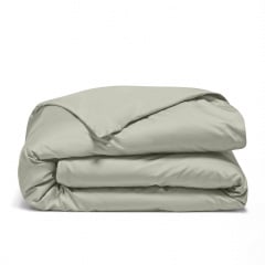 Євро постільна білизна сатин SHADOW Cosas Оливка 200х220 см Надвірна