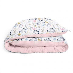 Подростковая постель с простыней на резинке ROSE BUSH COSAS розовый 155х215 см Березно