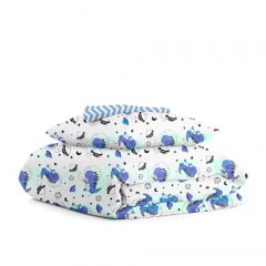 Підліткова постільна білизна SPACE DINO CS1 COSAS Блакитний 155х215 см Гуляйполе