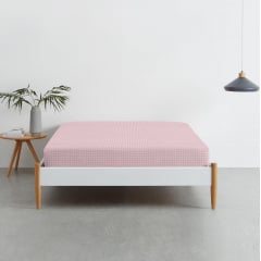 Простынь на резинке COSAS ROSE DOTS Ранфорс 180х200х20 см Оранжевый Киев