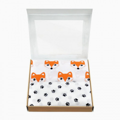 Набір пелюшок COSAS FOX PAW Бязь 80х100 см 2 шт Білий Білгород-Дністровський