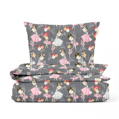 Підліткова постіль без простирадла BALLERINA COSAS сірий 155х215 см Ясногородка