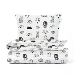 Підліткова постіль без простирадла ANIMALS COSAS Білий 155х215 см Ясногородка