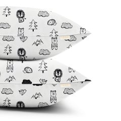 Набір наволочок COSAS ANIMALS CS1 50х70 см Білий Славута