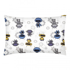 Підліткова постіль без простирадла ROBOTS COSAS Білий 155х215 см Стрий