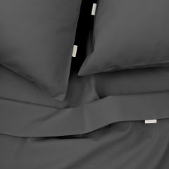 Двухспальный комплект COSAS SMOKY Ранфорс 180х220 см Антрацит Новомосковск