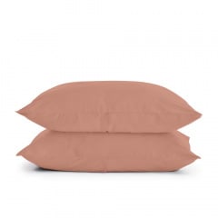 Полуторное постельное белье Copper CS1 COSAS Кирпичный 160х220 см Киев