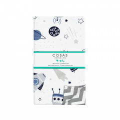 Детское постельное белье в кроватку White Space COSAS Голубой 110х140 см Киев