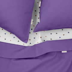 Євро постіль з простирадлом на гумці Lavender CS3 COSAS Орхідея 200х220 см Київ