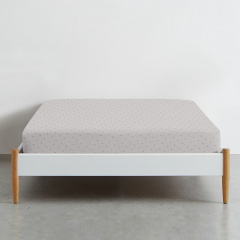 Простынь на резинке в детскую кроватку 60х120 см MINI DOTS COSAS Бежевый Петрово