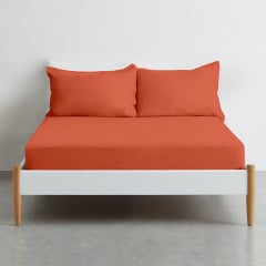 Простирадло на резинці 80х160 см RUST COSAS Помаранчевий Березне