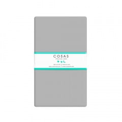 Двоспальна постіль з простирадлом на гумці Color Wave CS3 COSAS Білий 180х220 см Золотоноша