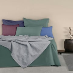 Покрывало 230х240 Smoky Knitted Braid COSAS серый Миргород