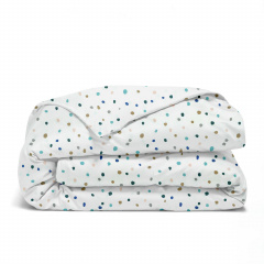 Двоспальна постільна білизна Color BLOTS CS3 COSAS Білий 180х220 см Гуляйполе