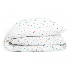 Подростковая постель с простыней на резинке ROSE BLOTS COSAS Белый 155х215 см Жмеринка