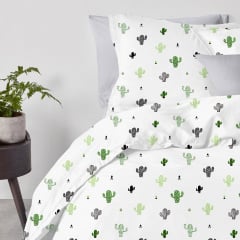 Набор наволочек COSAS GREY CACTUS 50х70 см Серый Киев