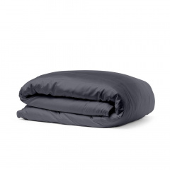 Евро комплект COSAS GREY SATIN 70 Сатин 200х220 см Серый Новониколаевка