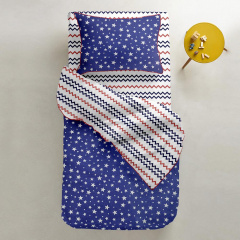 Подростковый пододеяльник COSAS BLUE STARFALL Ранфорс 155х215 см Синий Вольнянск