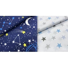 Набір пелюшок COSAS GALAXY Бязь 80х100 см 2 шт Блакитний Слов'янськ