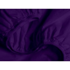 Двоспальна постіль з простирадлом на гумці Dark Plum CS1 COSAS Фіолетовий 180х220 см Вінниця