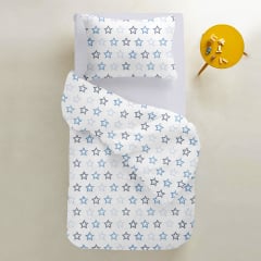Подростковое постельное белье CLEAR STARS CS1 COSAS Голубой 155х215 см Кобыжча