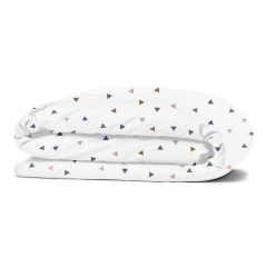 Євро постіль з простирадлом на гумці Delta CS3 COSAS Білий 200х220 см Переяслав-Хмельницький