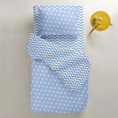 Дитяча наволочка COSAS BLUE STAR Ранфорс 40х60 см Блакитний Вільнянськ