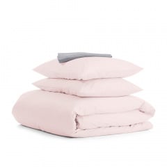 Семейный комплект постельного белья Sakura CS3 COSAS розовый 2х160х220 см Гуляйполе