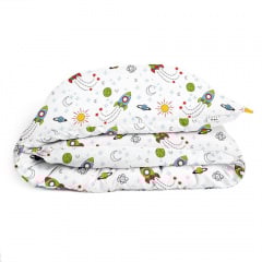 Подростковый комплект COSAS ROCKETS CS2 Ранфорс 155х215 см Зеленый Гуляйполе