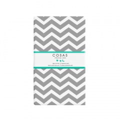 Простыня на резинке 140х200 см ZIGZAG COSAS серый Ужгород