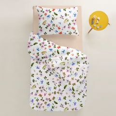 Пододеяльник полуторный 160х220 см HAPPY BIRDS COSAS белый Изюм