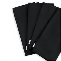 Набір серветок COSAS PANTHER Ранфорс 30х30 см 4 шт Чорний Хмільник