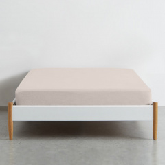 Простынь на резинке COSAS IVORY Ранфорс 180х200х20 см Кофе Жмеринка